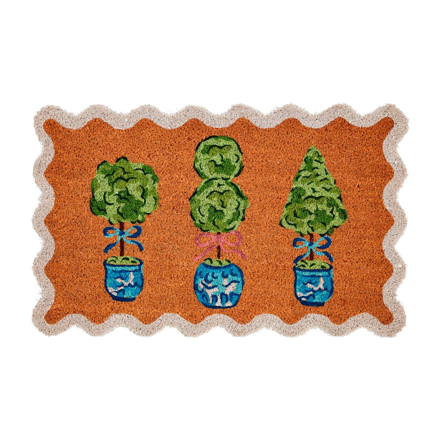 Mud Pie Topiary Door Mat