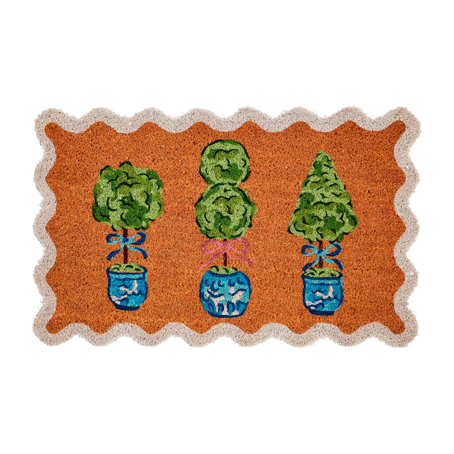 Mud Pie Topiary Door Mat