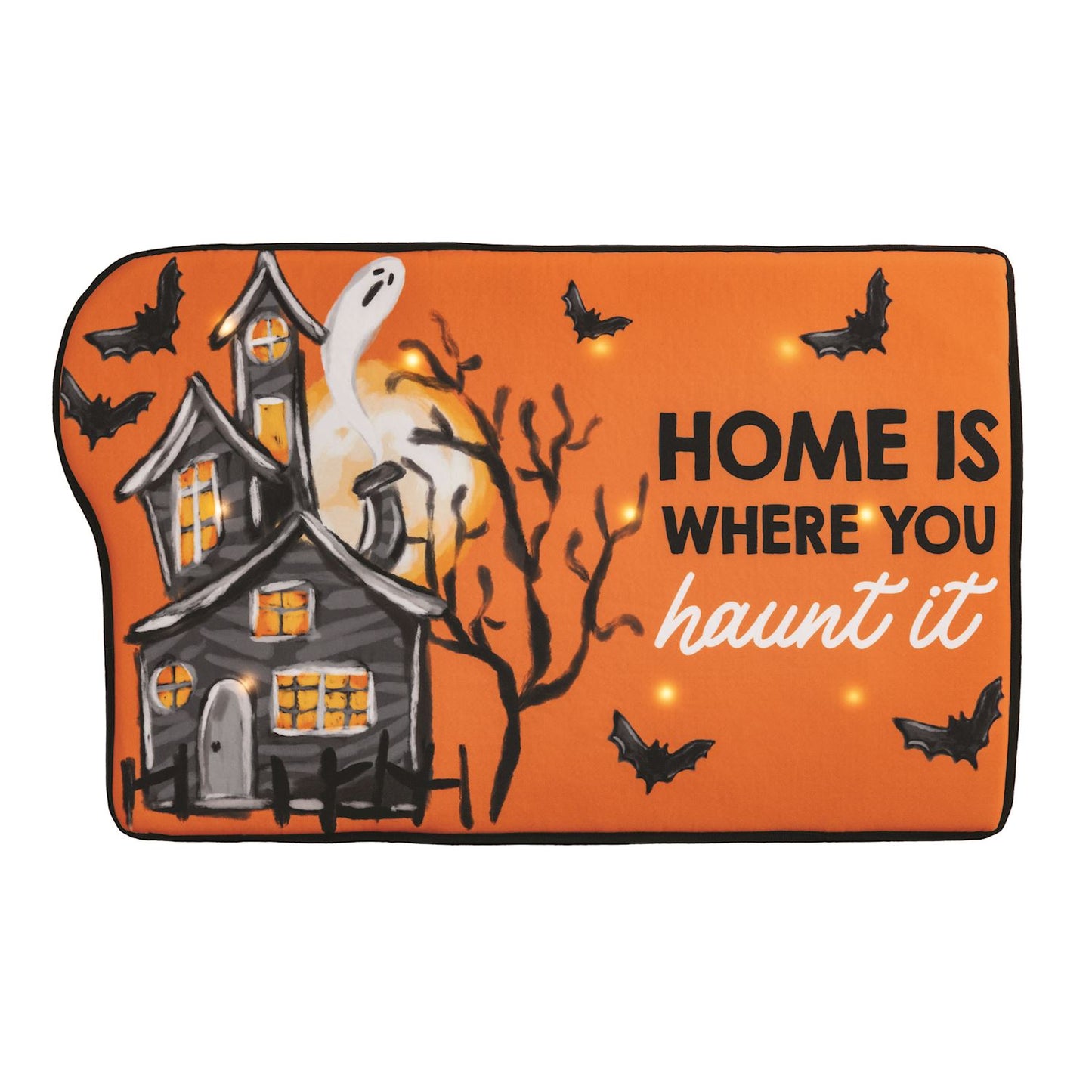 Mud Pie Home Is Where You Haunt It Doormat