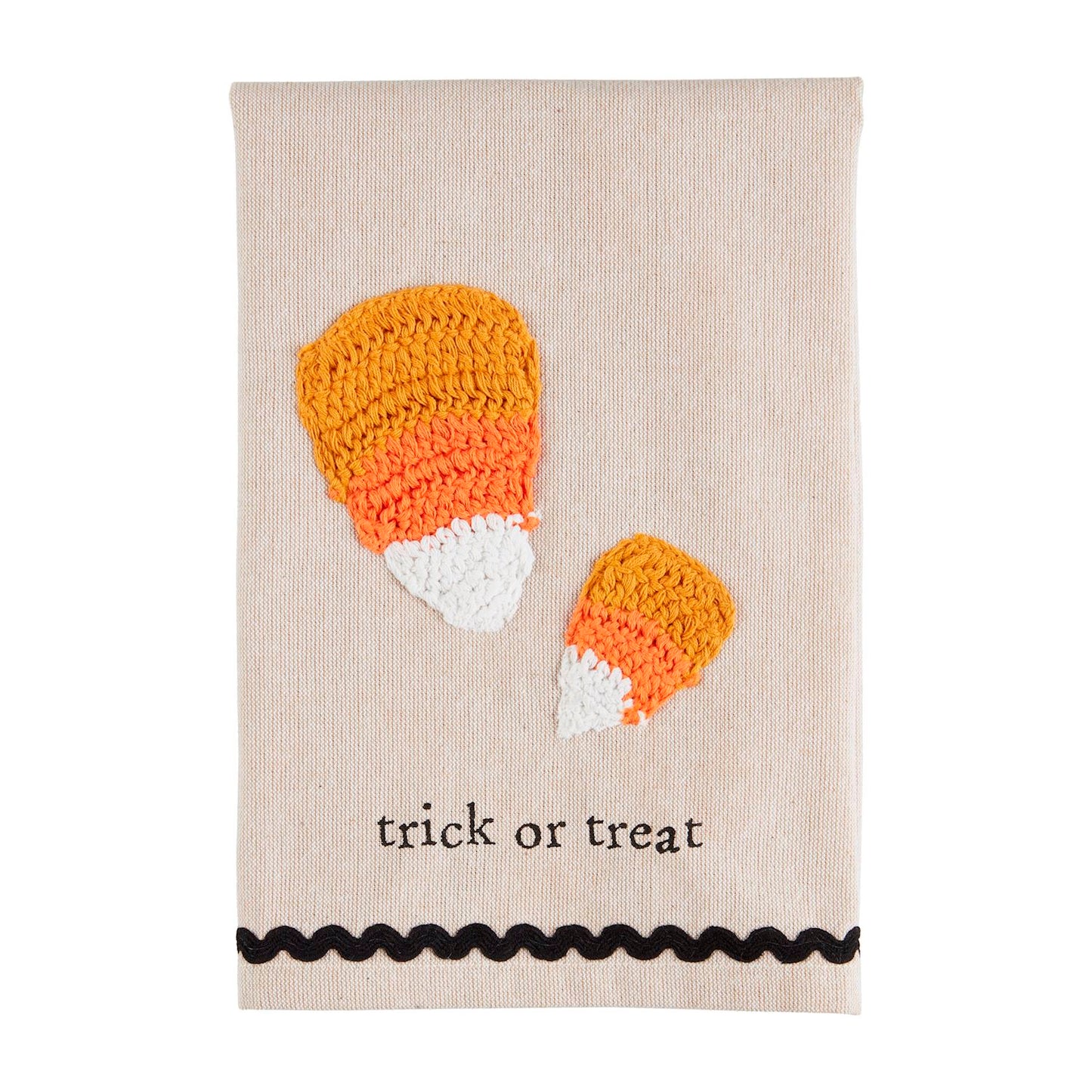 Mud Pie Crochet Halloween Tea Towel