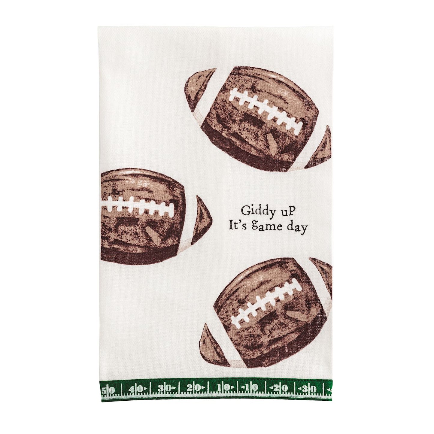 Mud Pie Tailgate Tea Towel