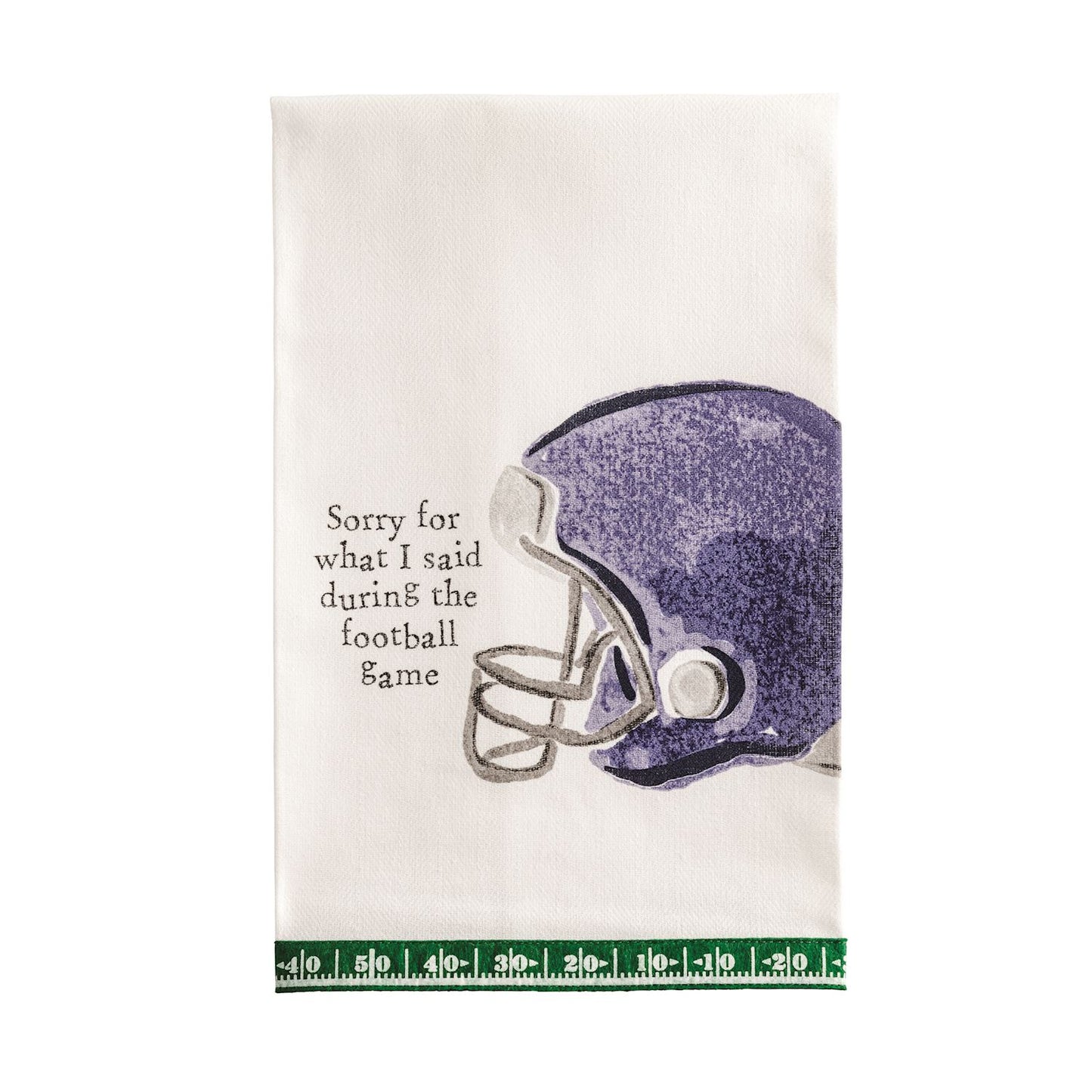 Mud Pie Tailgate Tea Towel