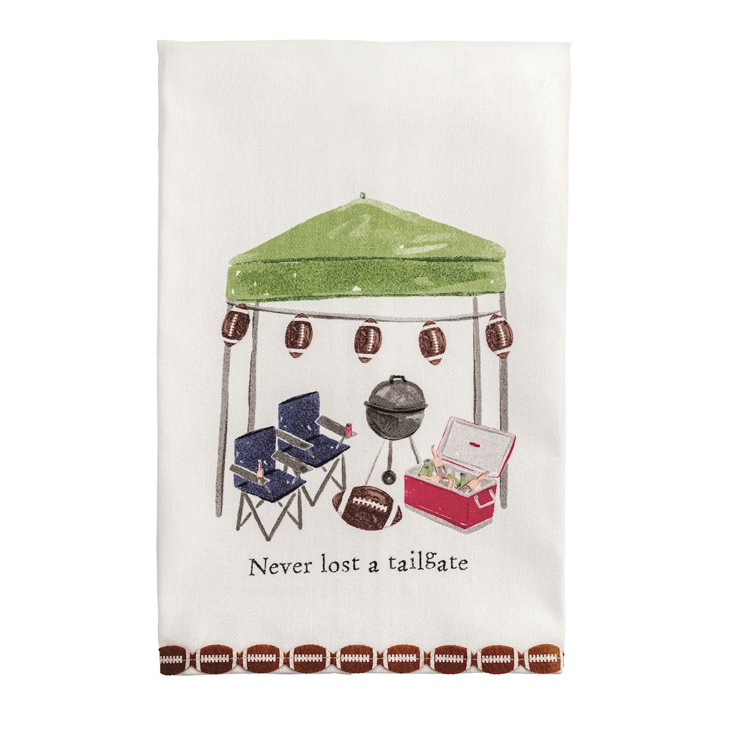 Mud Pie Tailgate Tea Towel