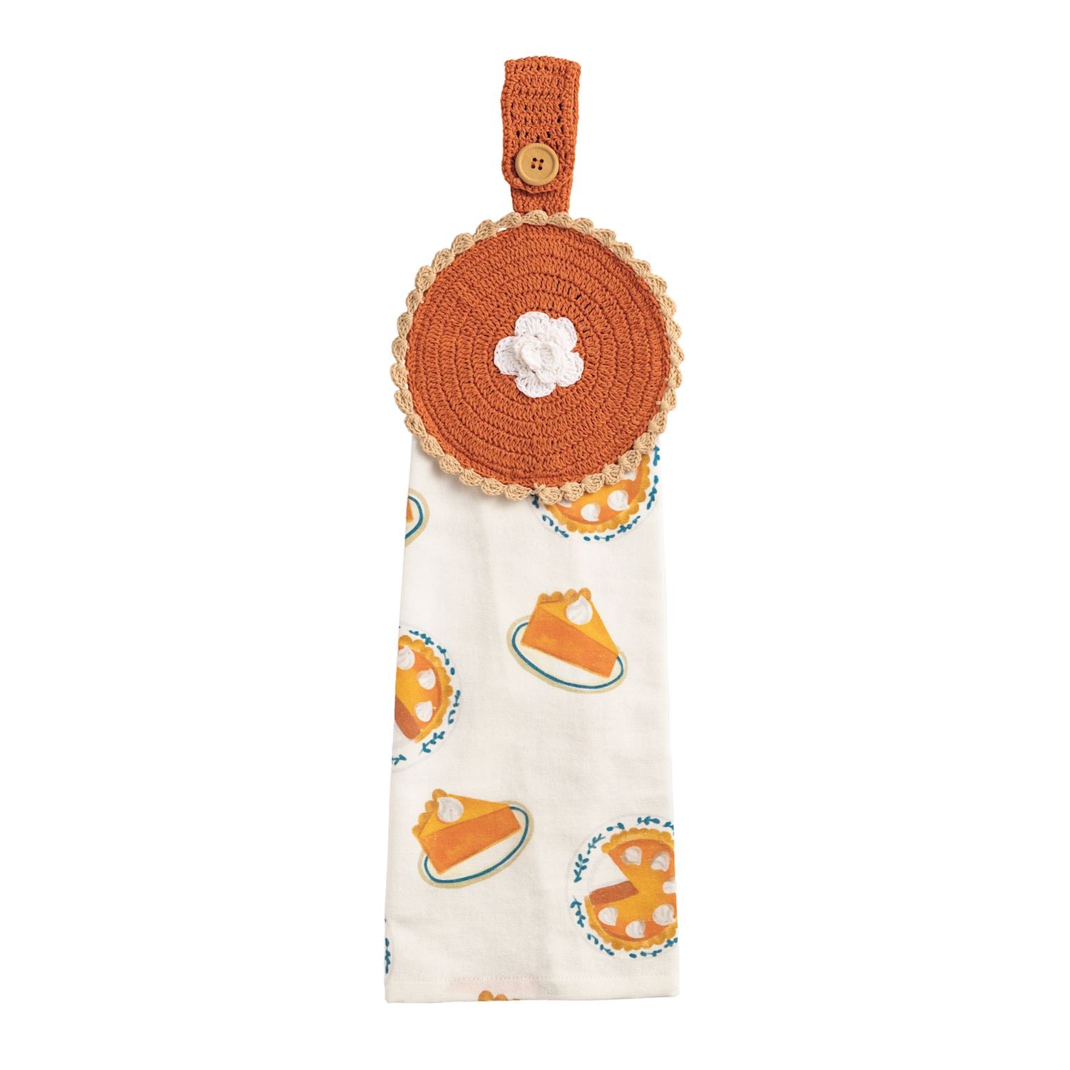 Mud Pie Thanksgiving Crochet Hanging Towel