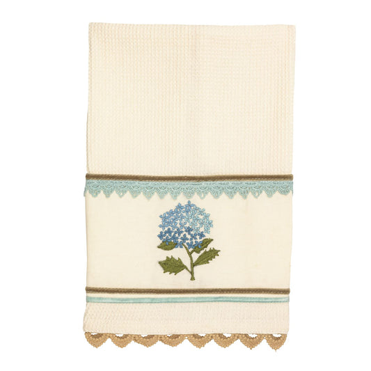 Mud Pie Floral Embroidered Waffle Towels