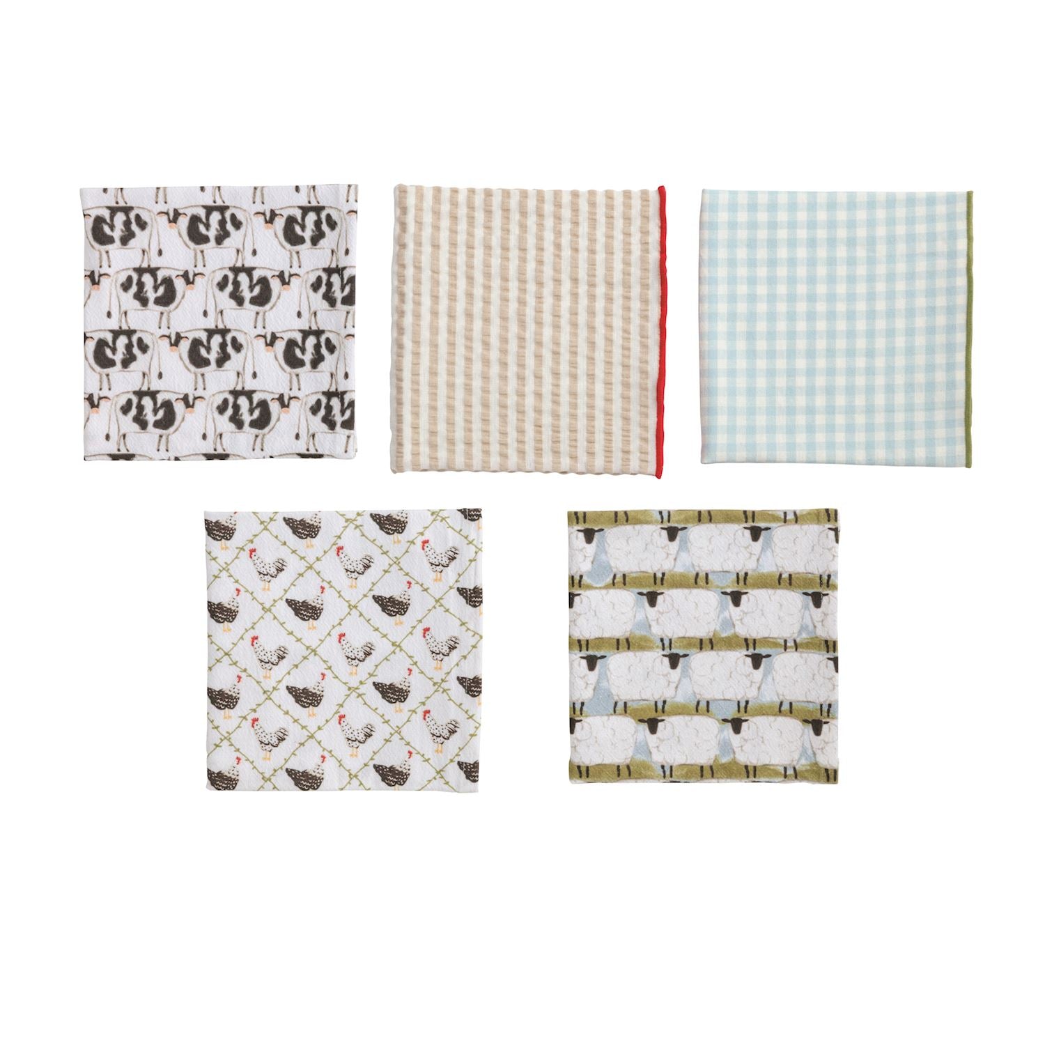 Mud Pie Cotton Farmhouse Towels