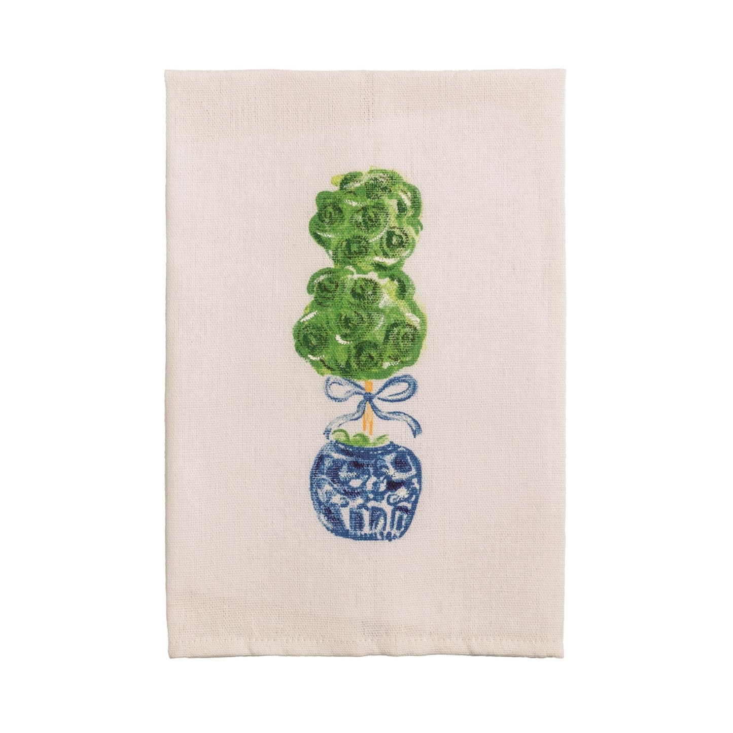 Mud Pie Painted Topiary Towels