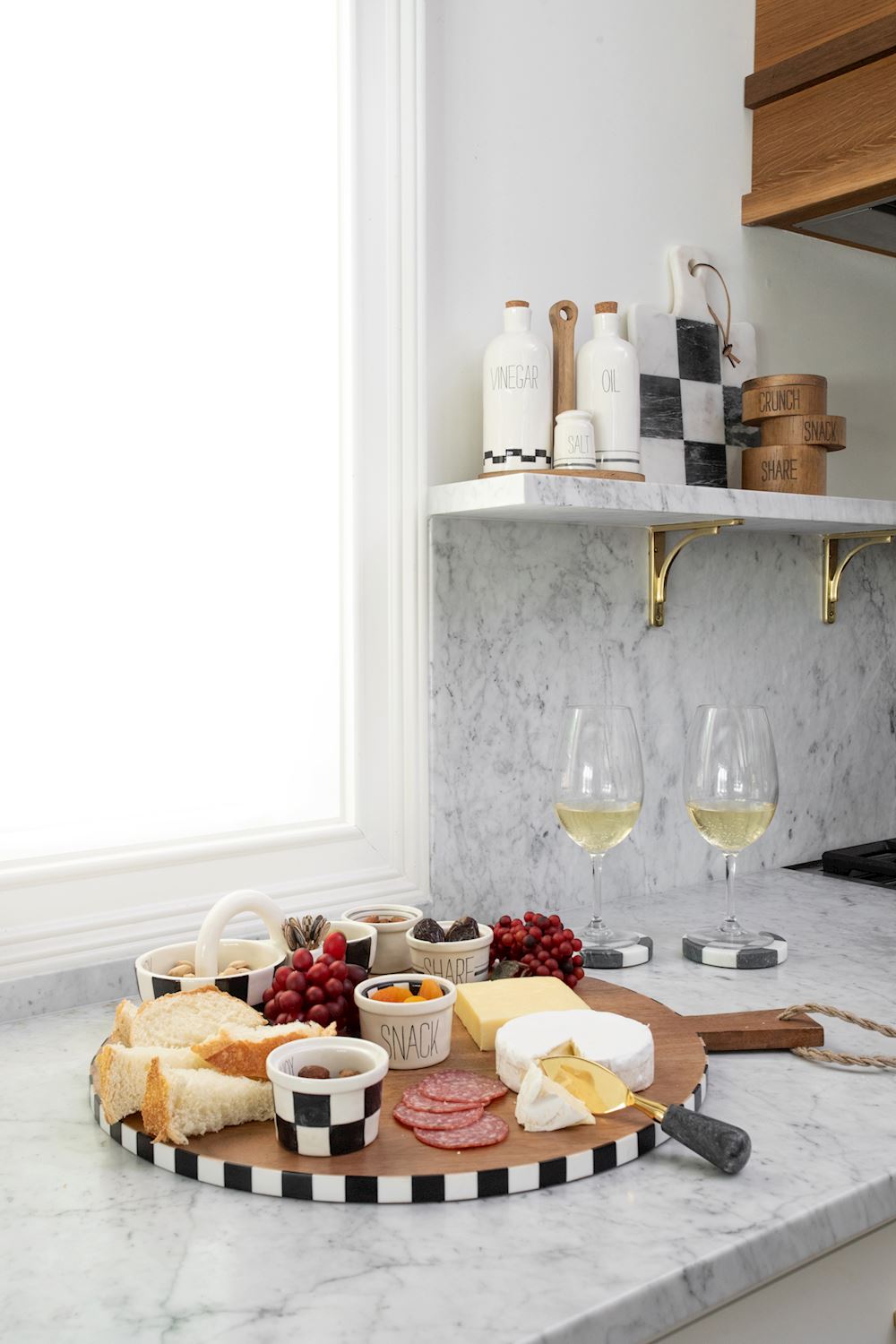 Mud Pie Bistro Checked Board