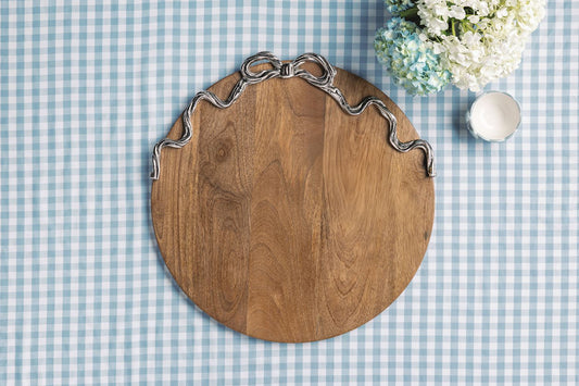 Mud Pie Bow Wood Board