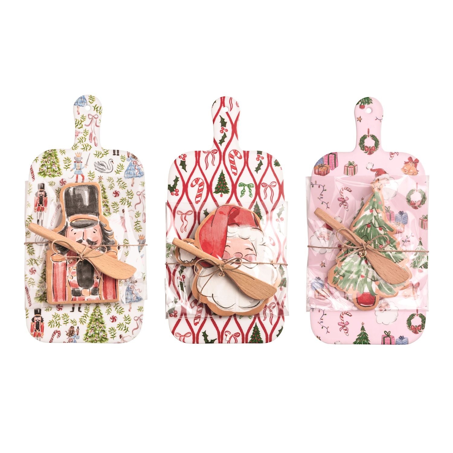 Mud Pie Christmas Melamine Board Set
