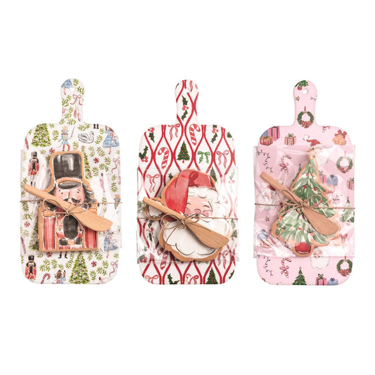 Mud Pie Christmas Melamine Board Set