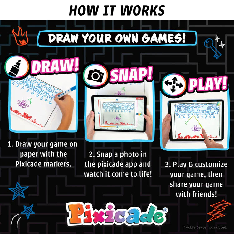 Pixicade Draw Your Own Games!