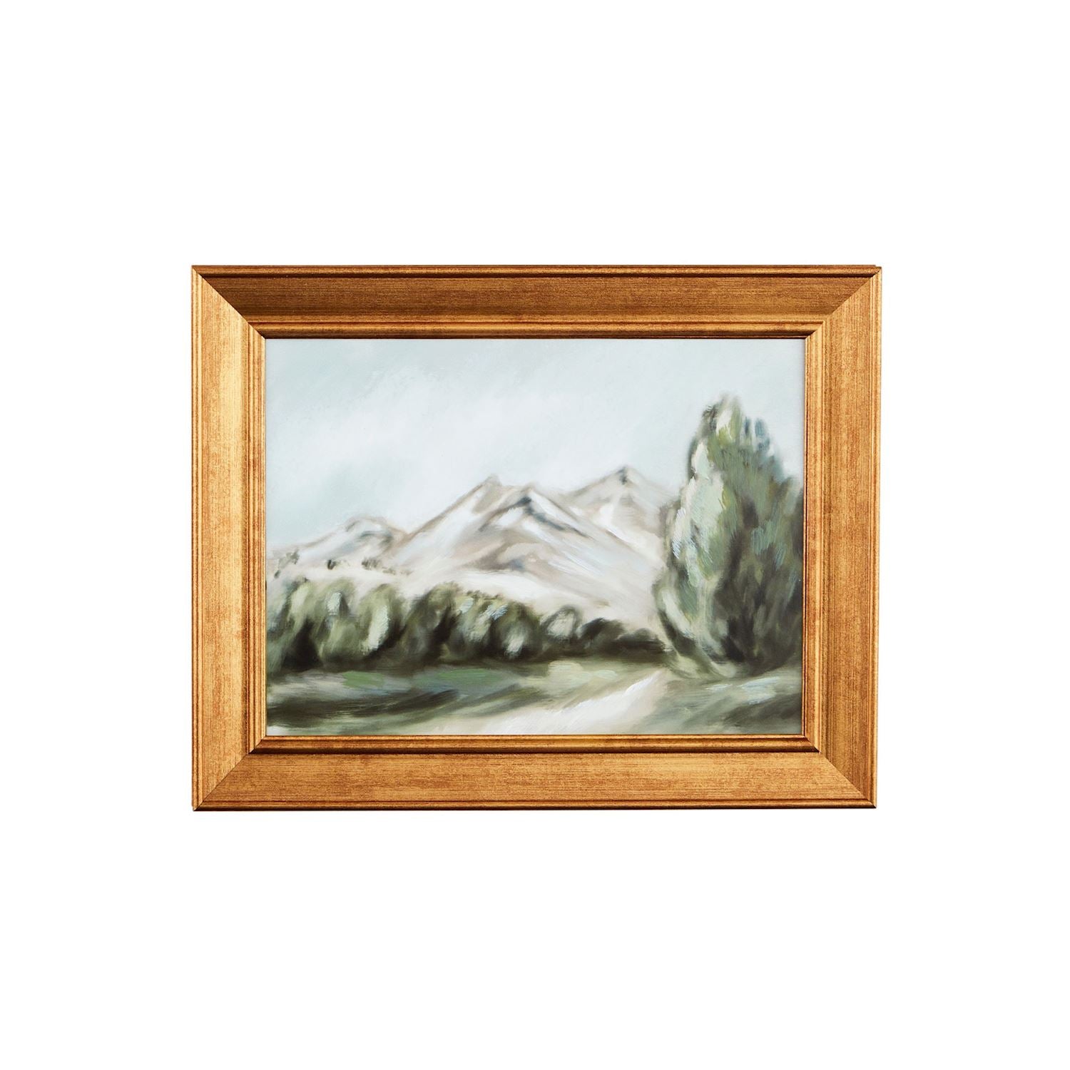 Mud Pie Mountain Landscape Framed Art