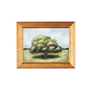 Mud Pie Tree Landscape Framed Art