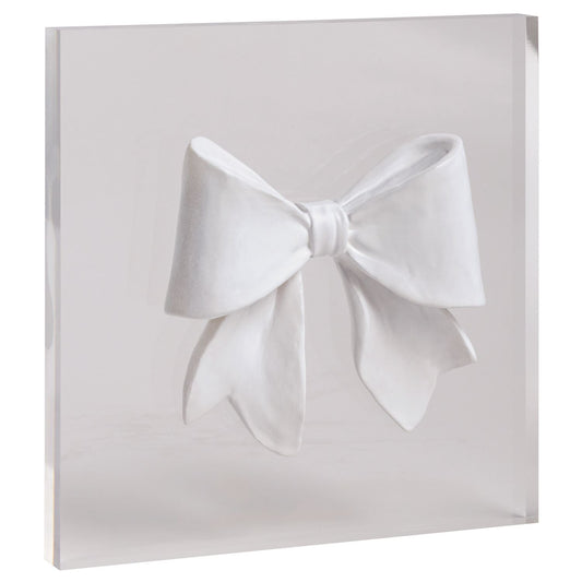 Mud Pie Bow Acrylic Plaques
