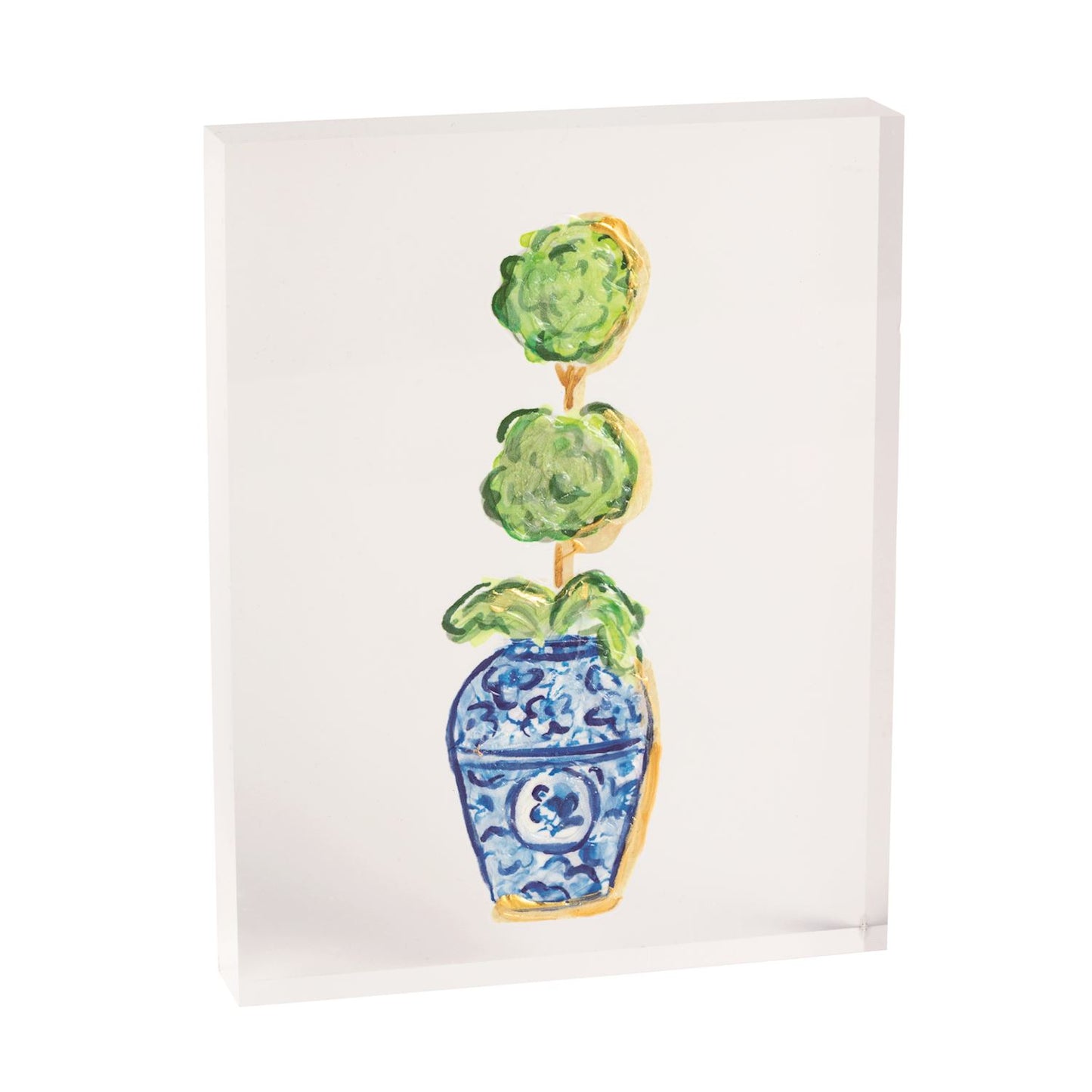 Mud Pie Topiary Acrylic Plaques