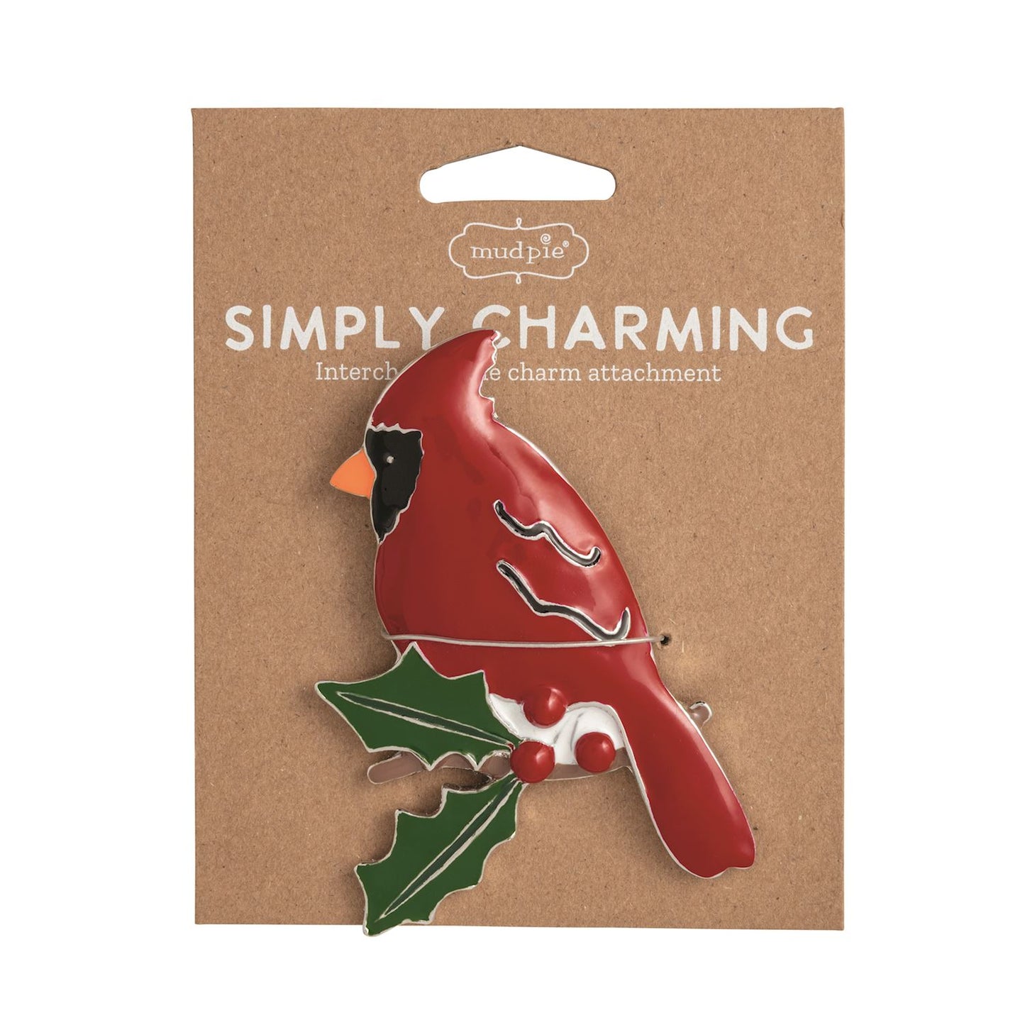 Mud Pie Cardinal Simply Charming Charm