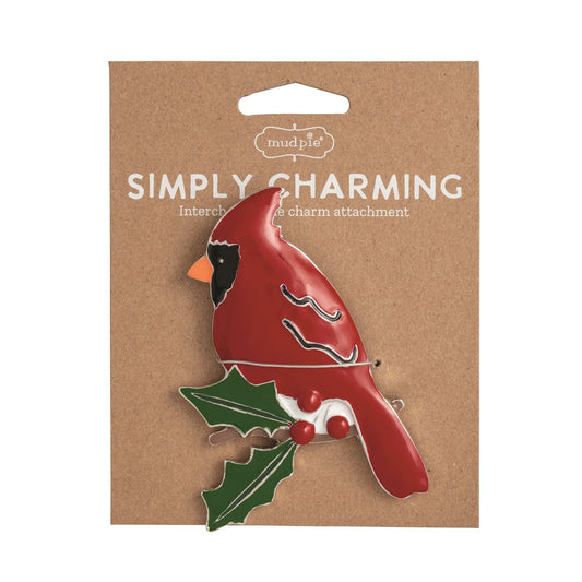 Mud Pie Cardinal Simply Charming Charm