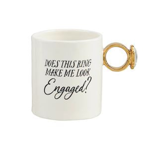 Mud Pie Wedding Ring Coffee Mug