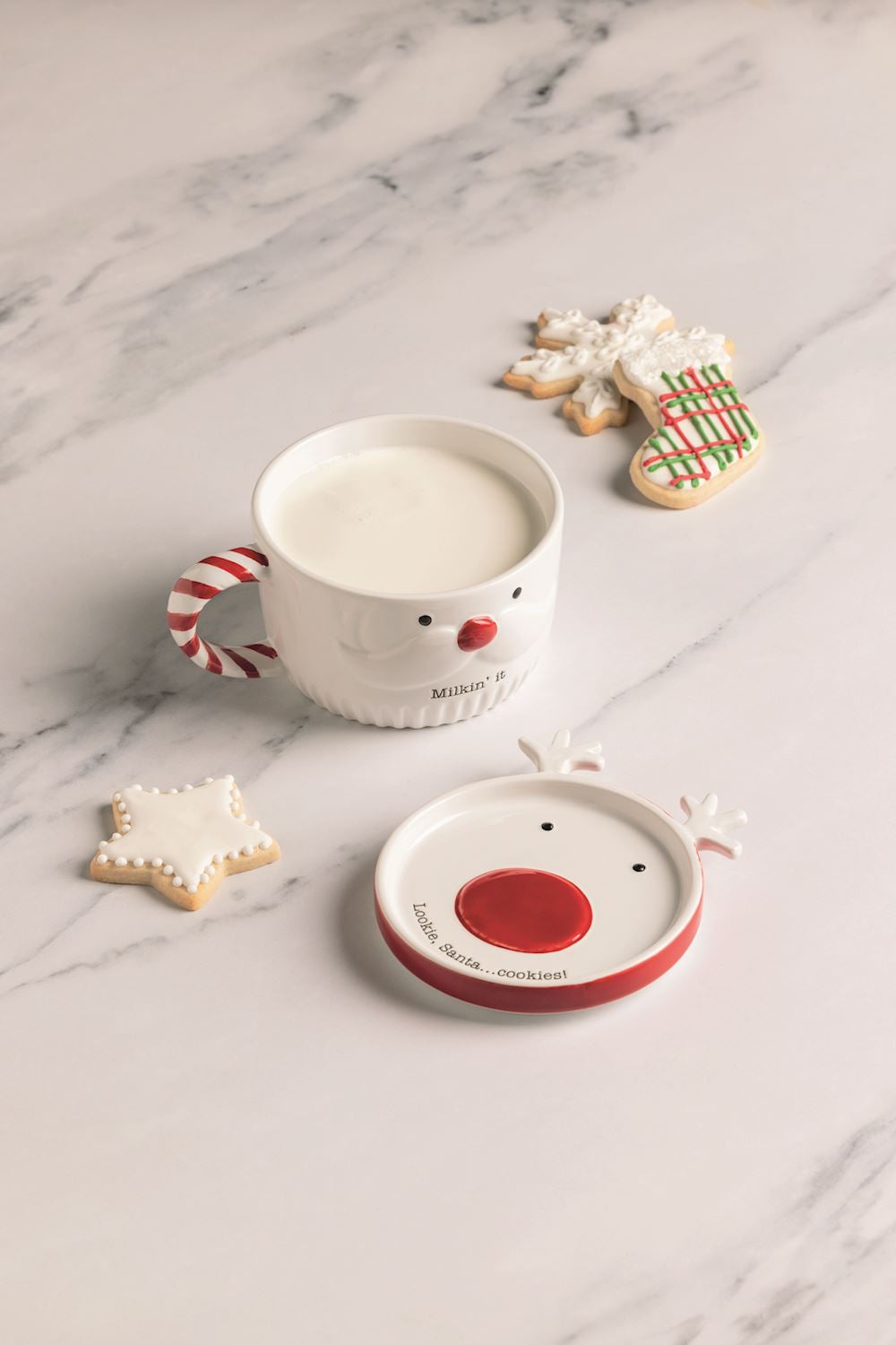 Mud Pie Cookies For Santa Mug Set