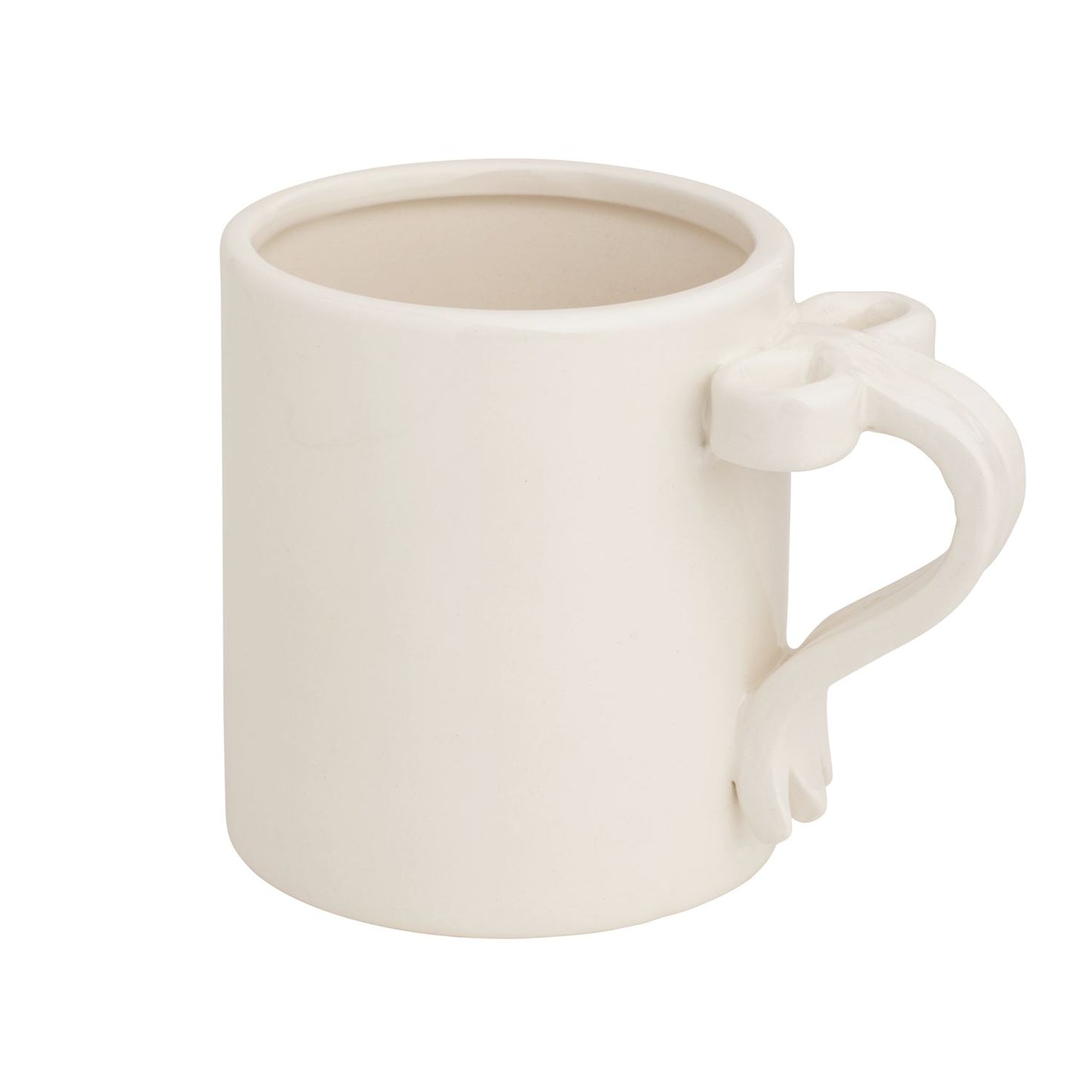 Mud Pie Bow Handle Mugs