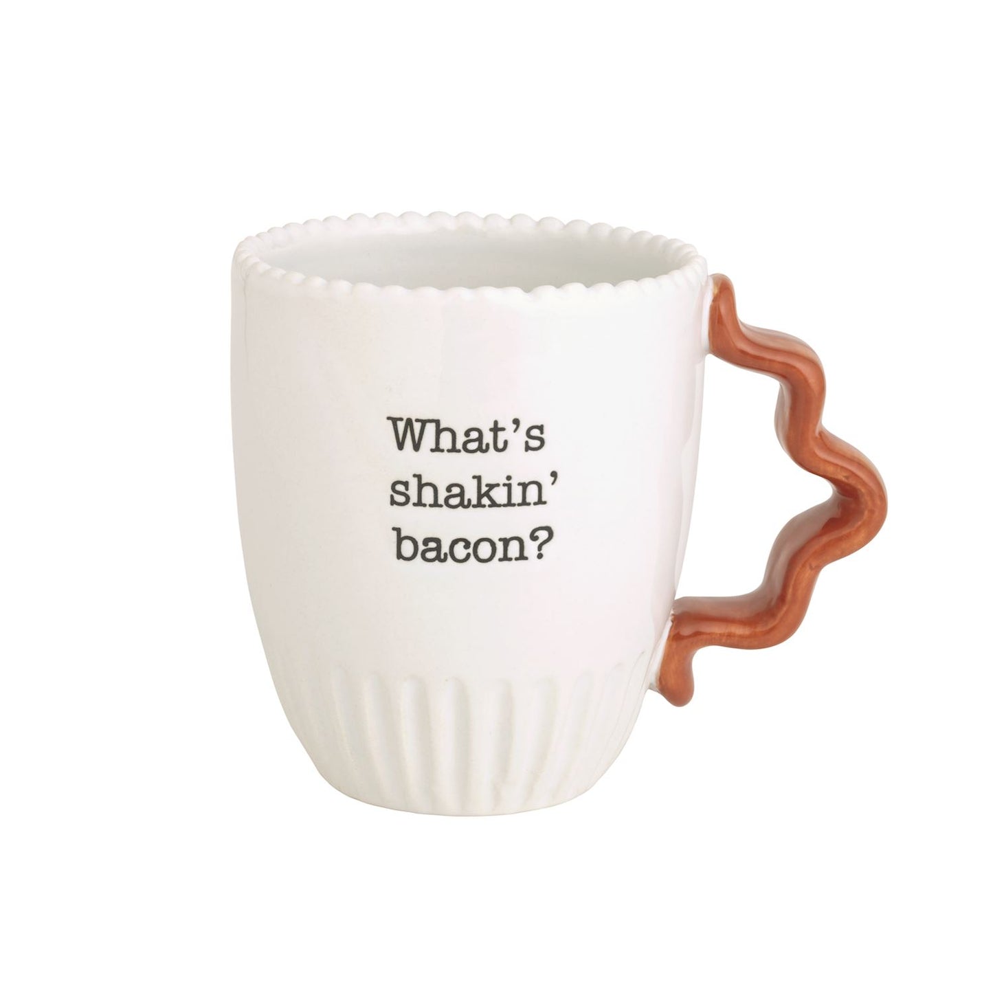 Mud Pie Brunch Icon Handle Mugs