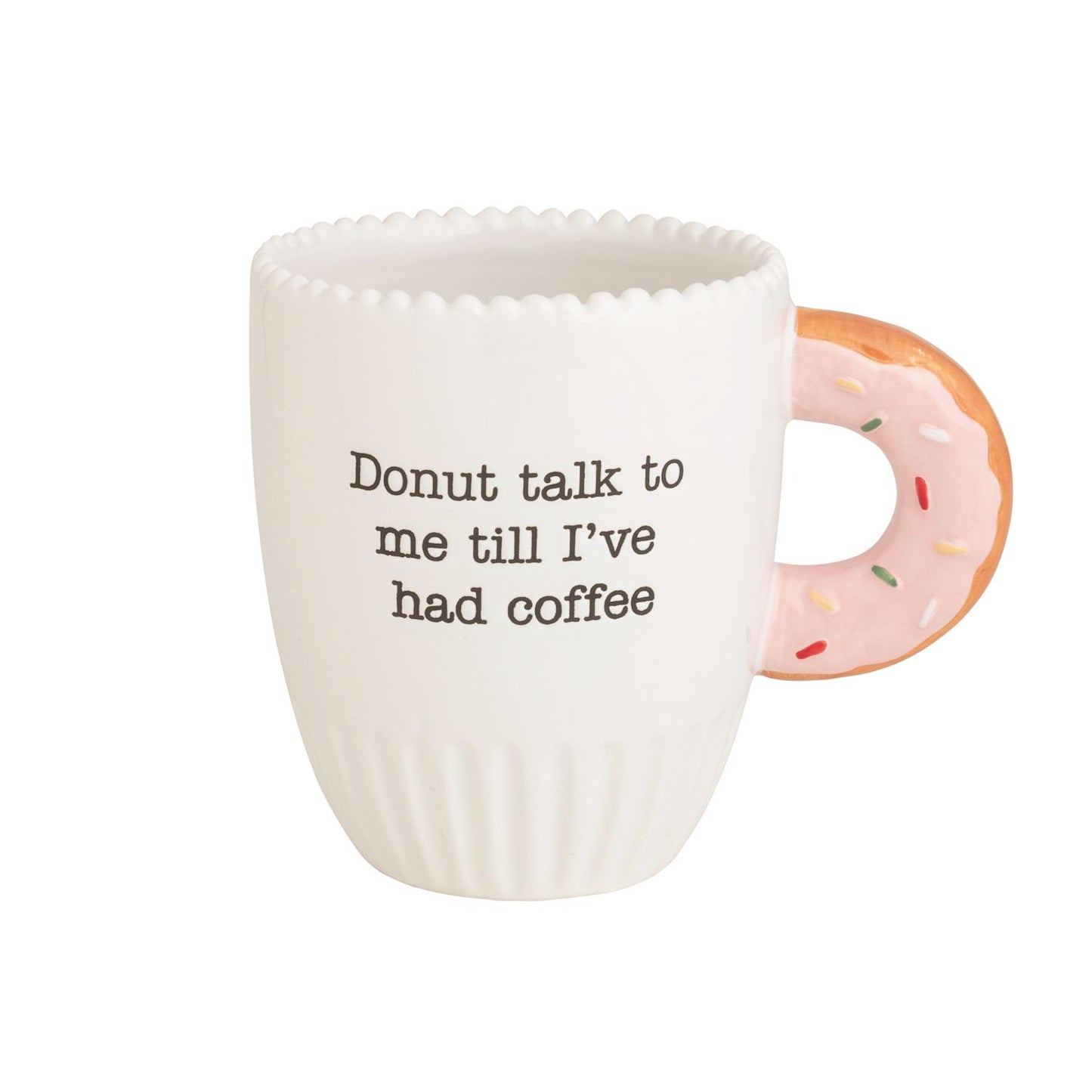 Mud Pie Brunch Icon Handle Mugs
