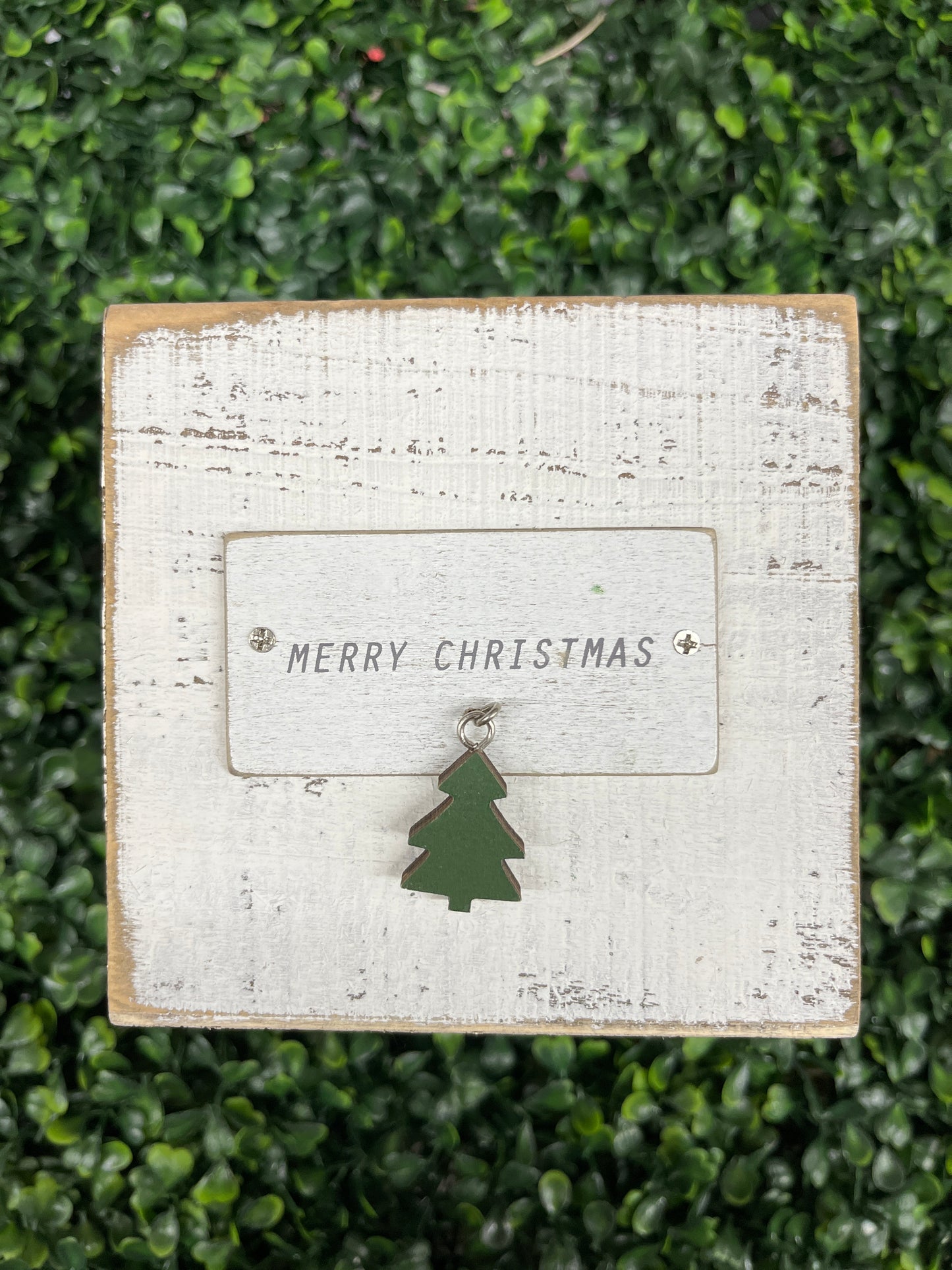 Small Wooden Crate With Dangle