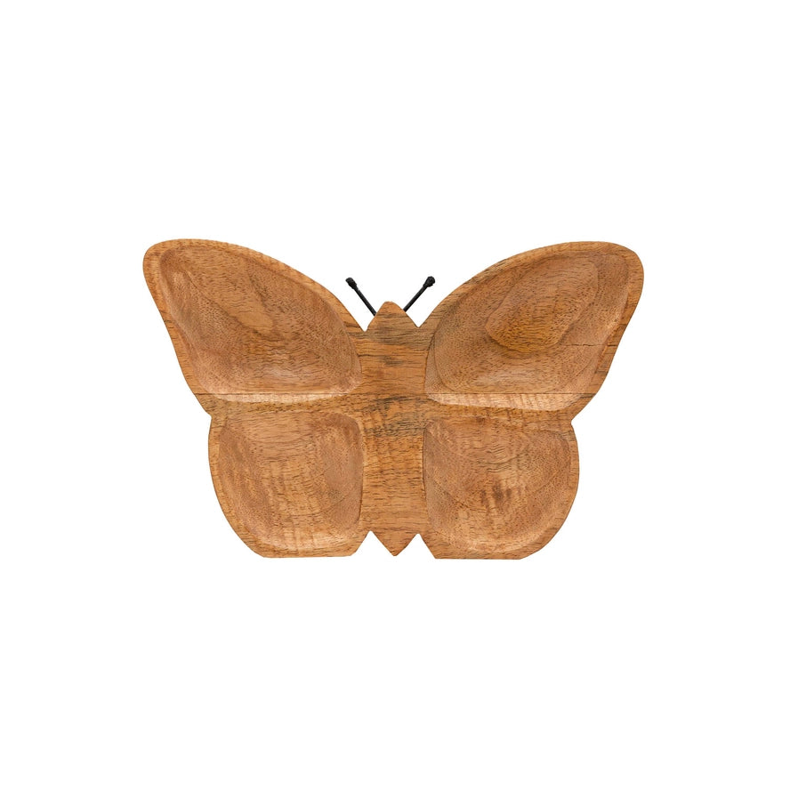 Florence Carved Butterfly Figure Wood