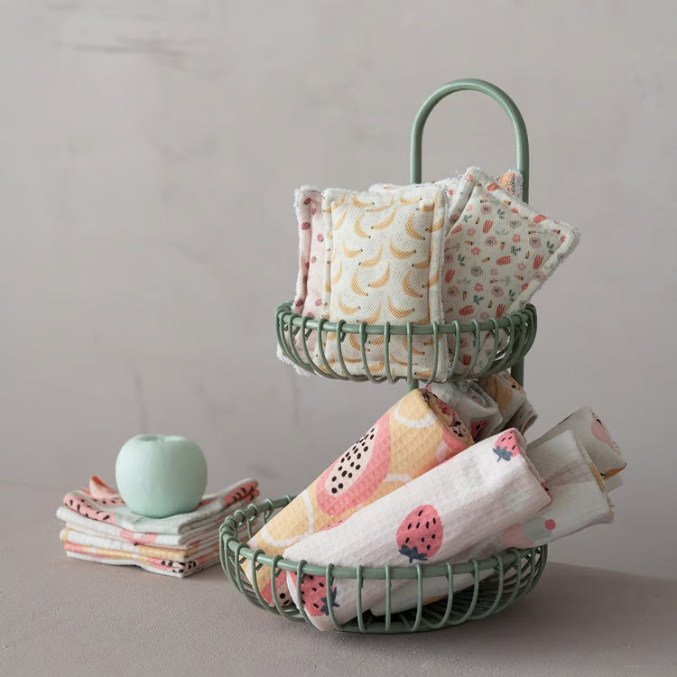 Hazel Mazel Printed Recycled Dish Cloth