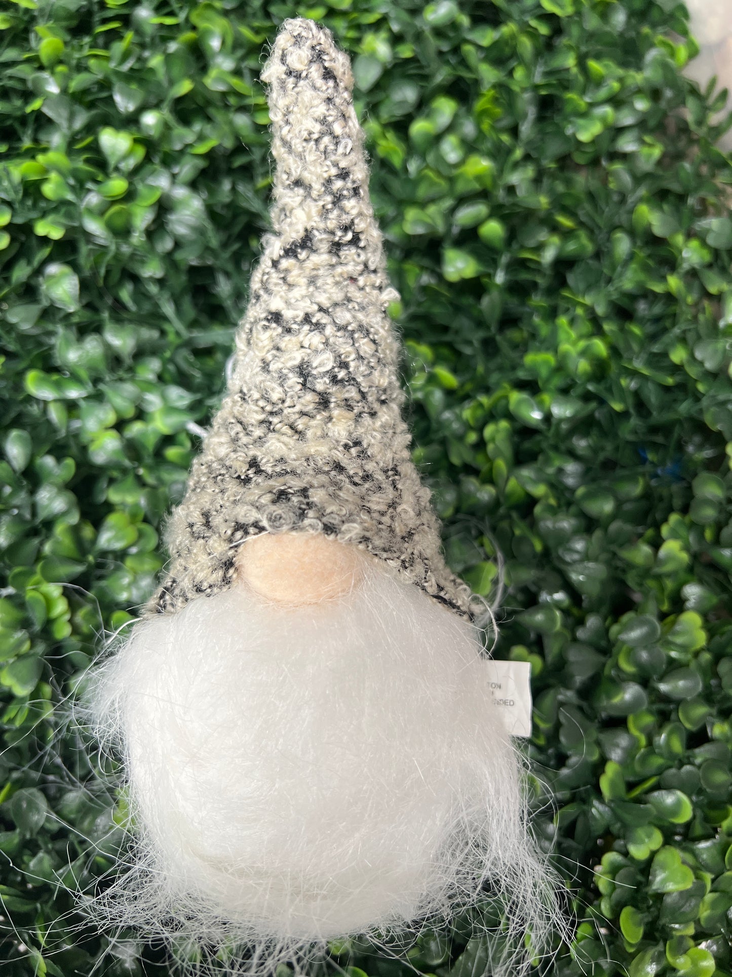 Plush Brown/Tan Gnome Ornament