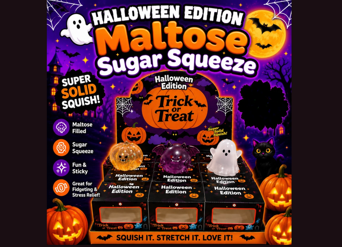Halloween Edition Maltose Sugar Squeeze Toys