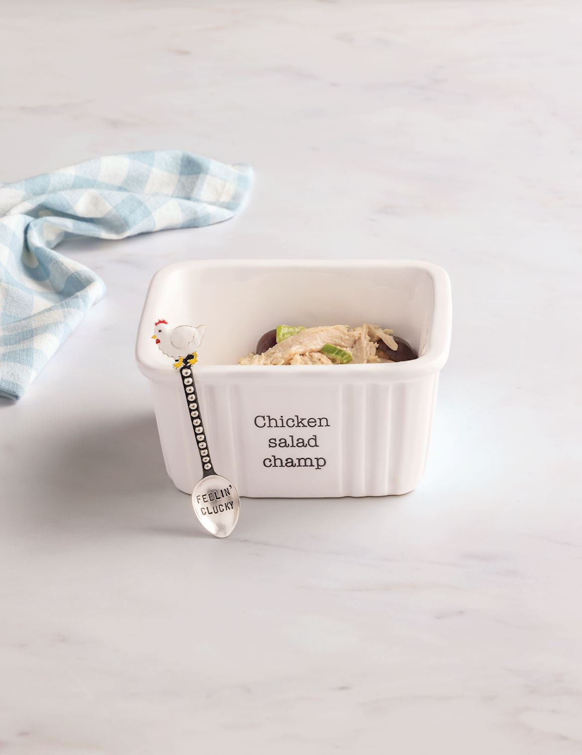 Mud Pie Chicken Salad Server Set