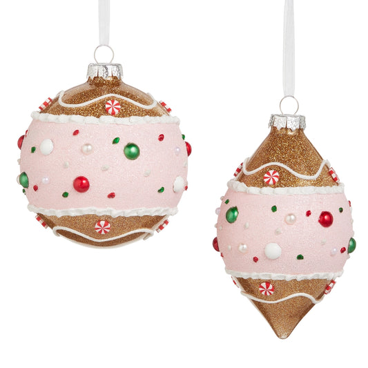 5" Candy Dot Gingerbread Ornament