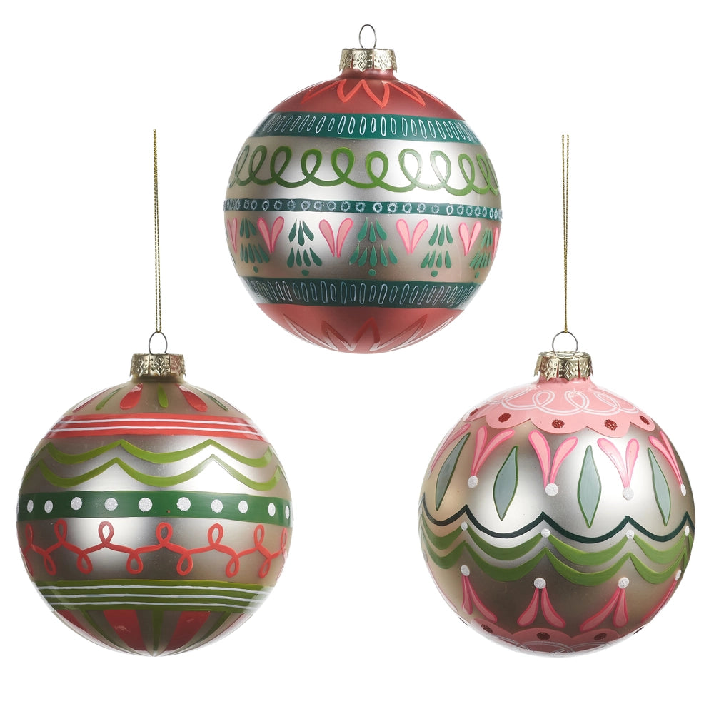 5" Bauble Bliss Ball Ornament