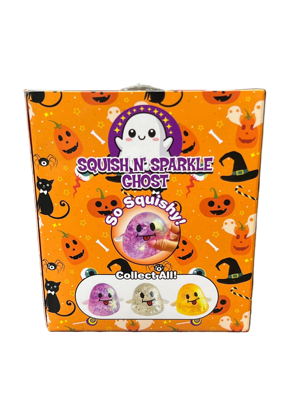 Zorbitz Squish N Sparkle Ghost Squishy Toy