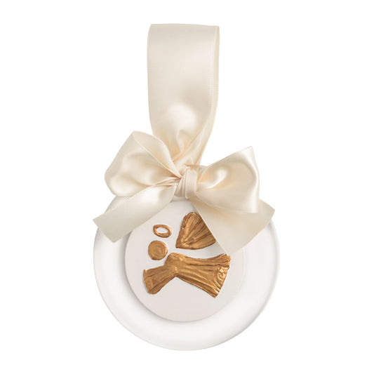 Mud Pie Gold Intaglio Ornament