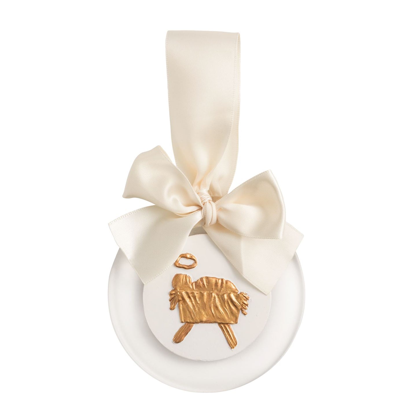 Mud Pie Gold Intaglio Ornament