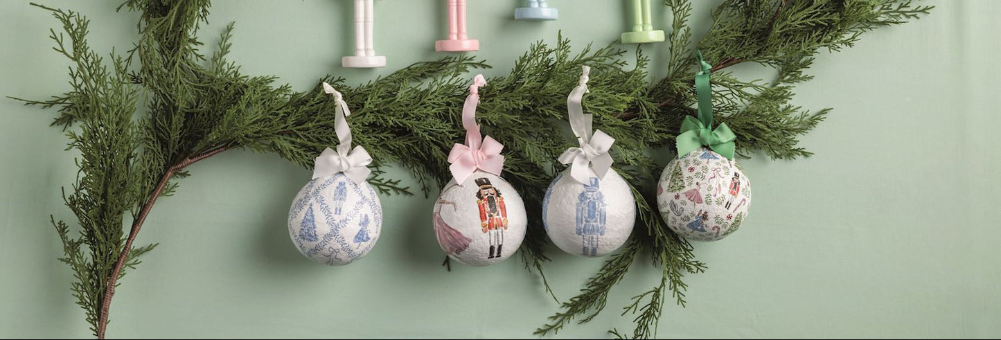 Mud Pie Papier Mache Ornament