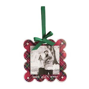 Mud Pie Best Gift Photo Ornament