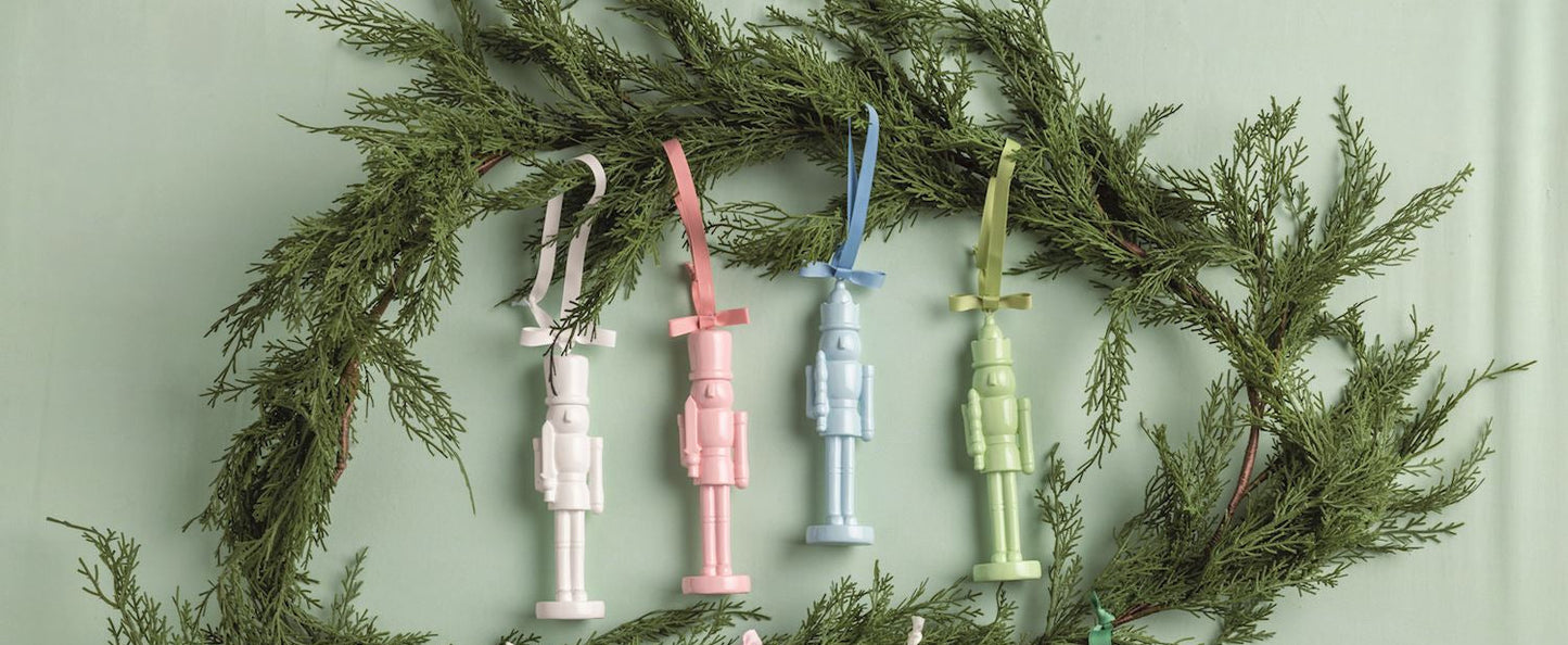 Mud Pie Lacquered Nutcracker Ornaments