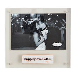 Mud Pie Acrylic Wedding Picture Frame