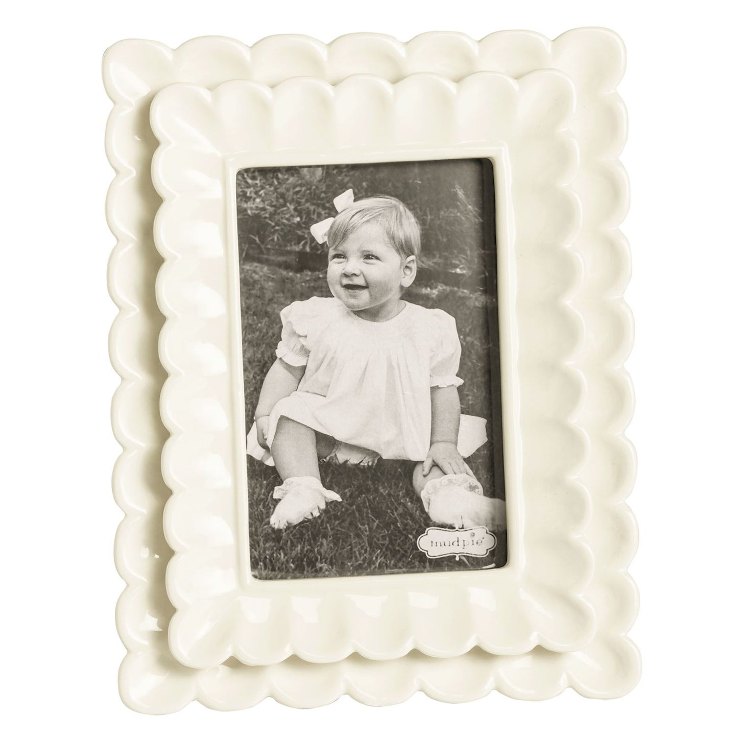 Mud Pie Scalloped Frames