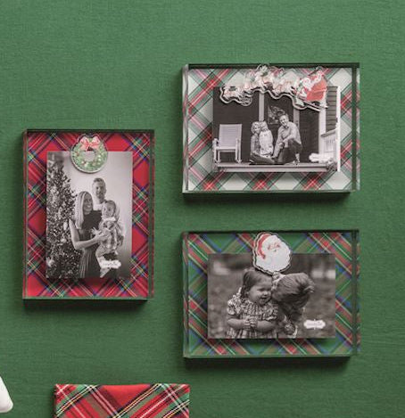Mud Pie Acrylic Tartan Frame