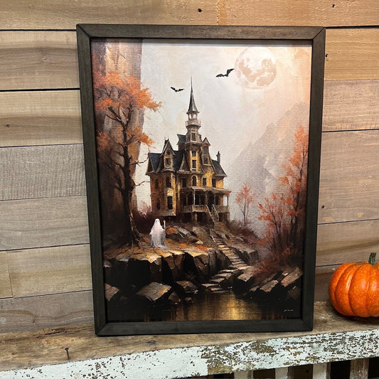 Ghostly Manor Box Frame- 18x24