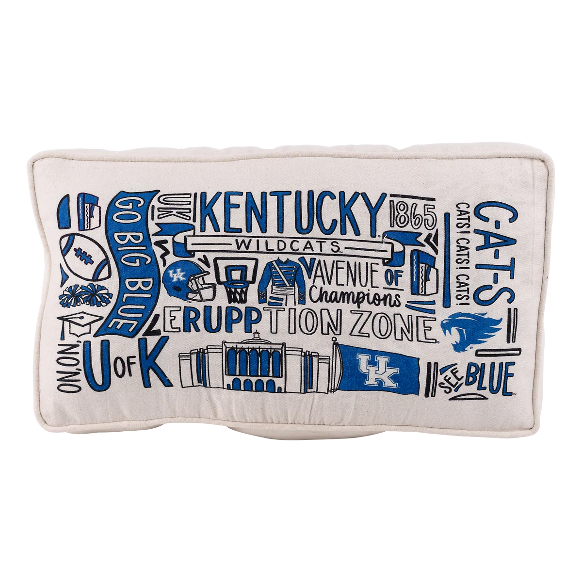 Kentucky Collage Pillow