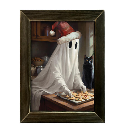 Spooktacular Cookies With Brown Stain Frame- 12x16