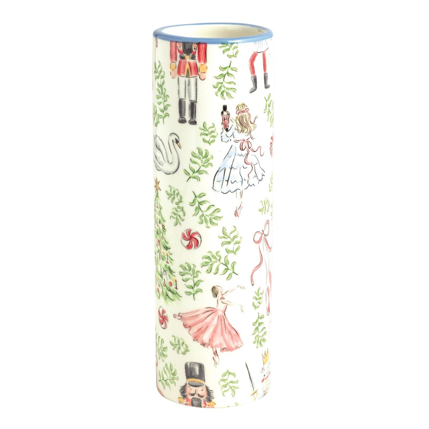 Mud Pie Large Nutcracker Bud Vase