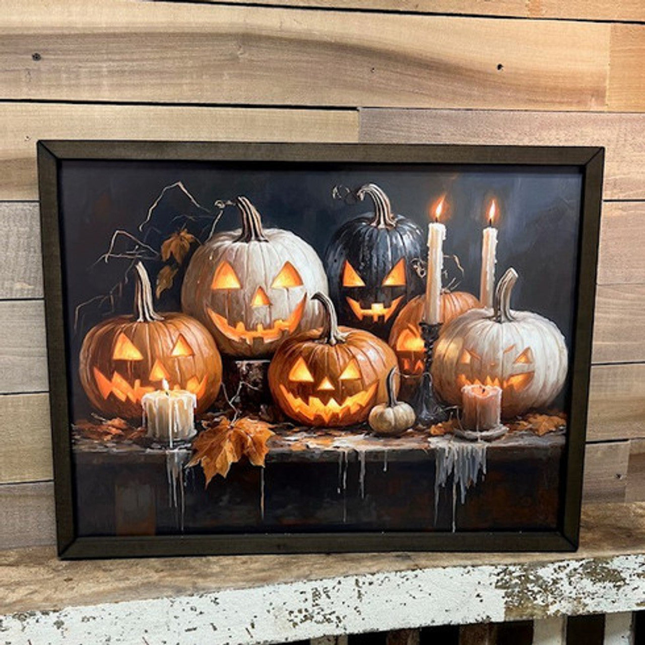 Carved Jack-O-Lanterns Box Frame