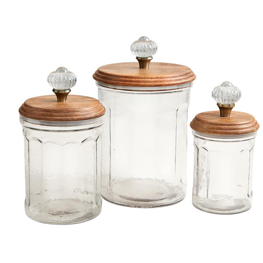 Mud Pie Door Knob Canister Set